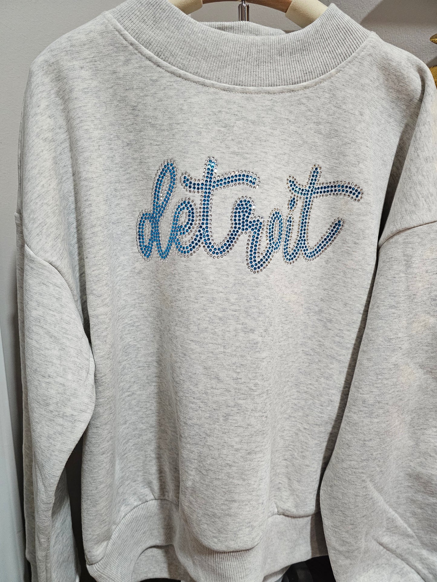 Mock Neck Detroit Bling