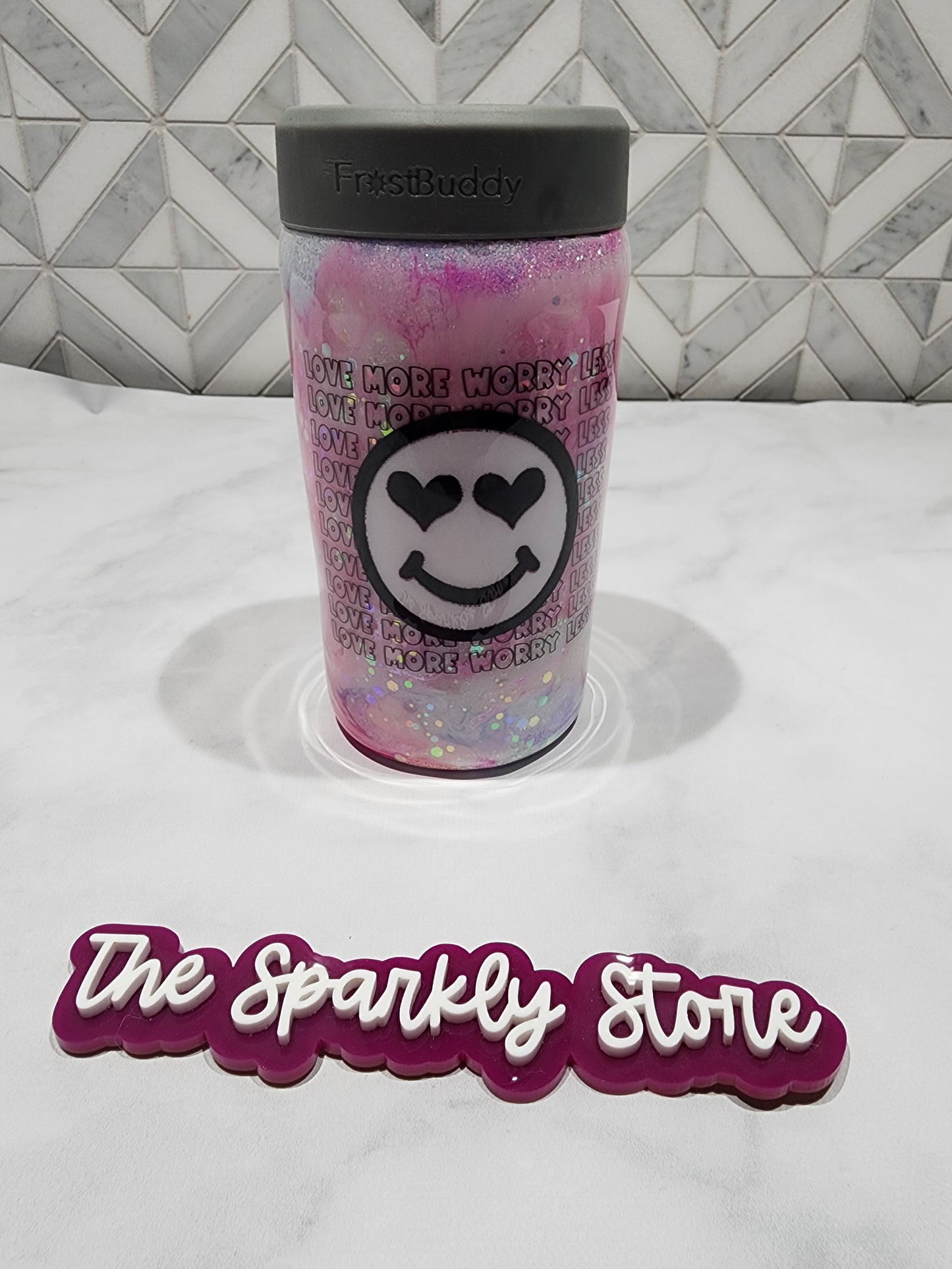 Universal drink koozie pink