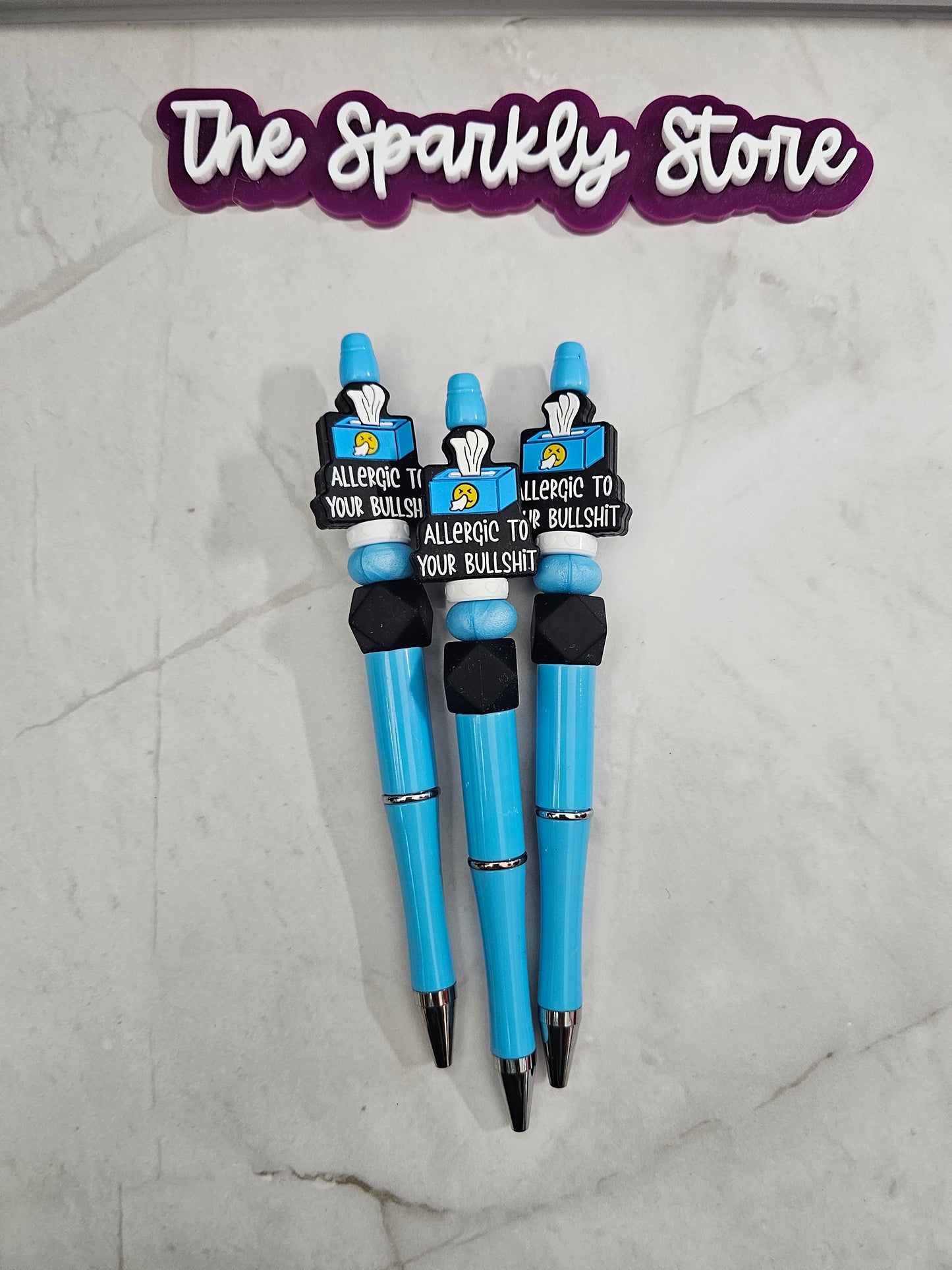 Sarcastic Beaded Pen with refill