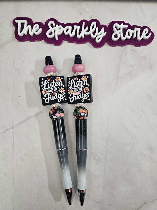 Sarcastic Beaded Pen with refill