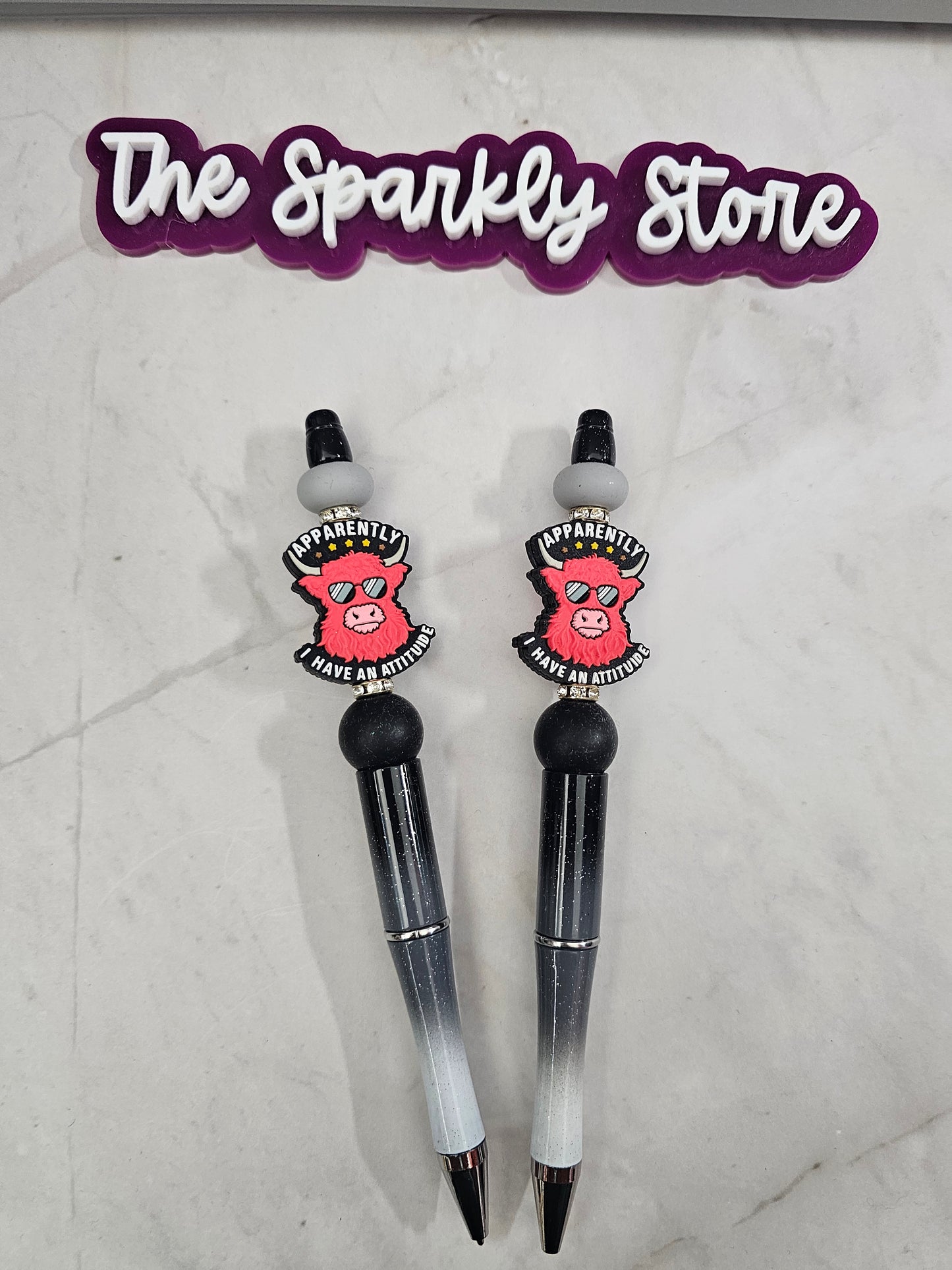 Sarcastic Beaded Pen with refill