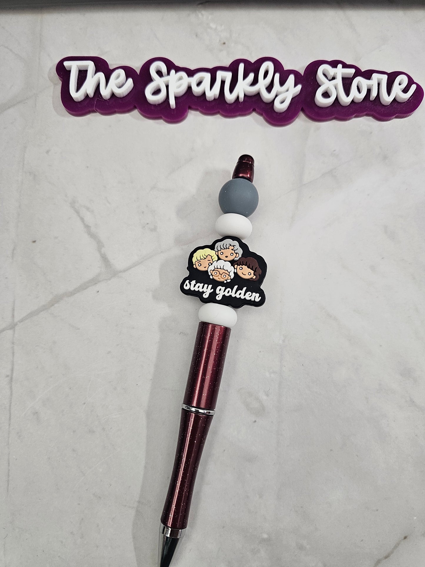 Sarcastic Beaded Pen with refill