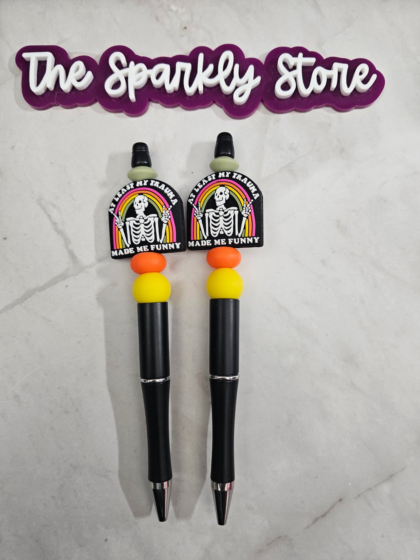 Sarcastic Beaded Pen with refill
