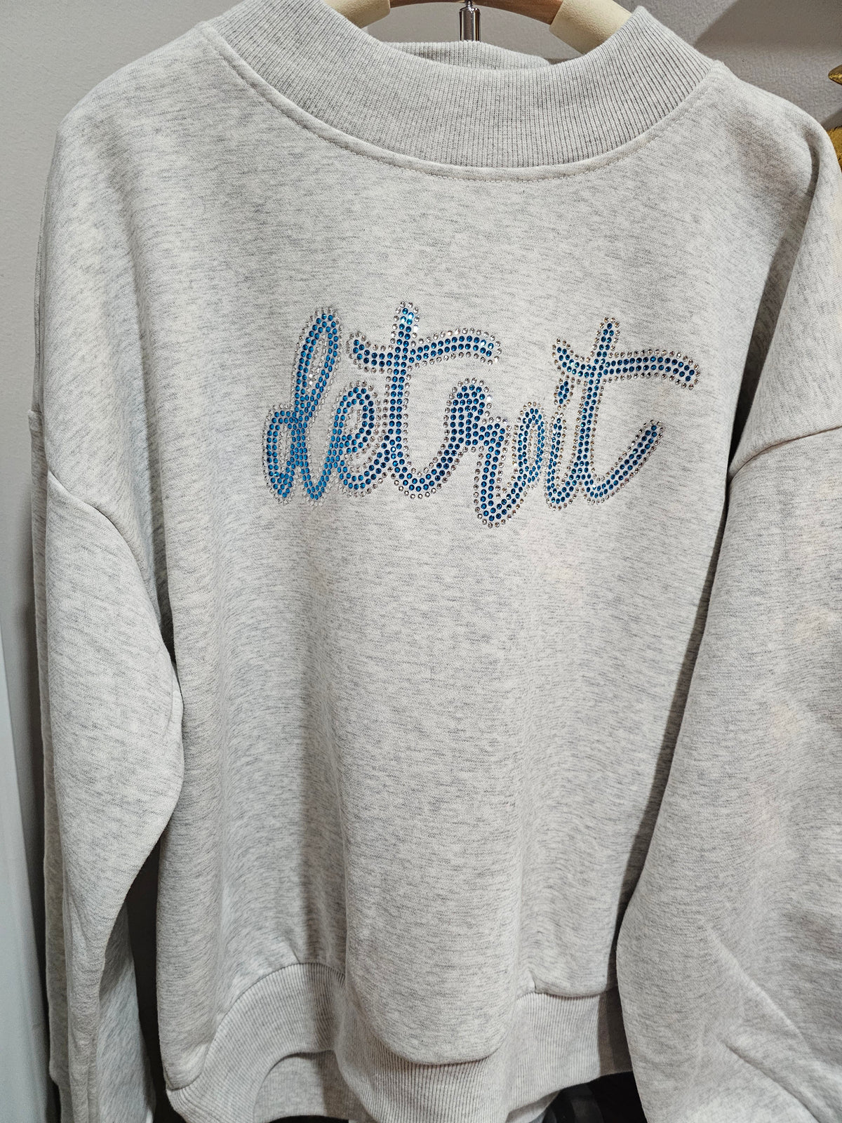 Mock Neck Detroit Bling